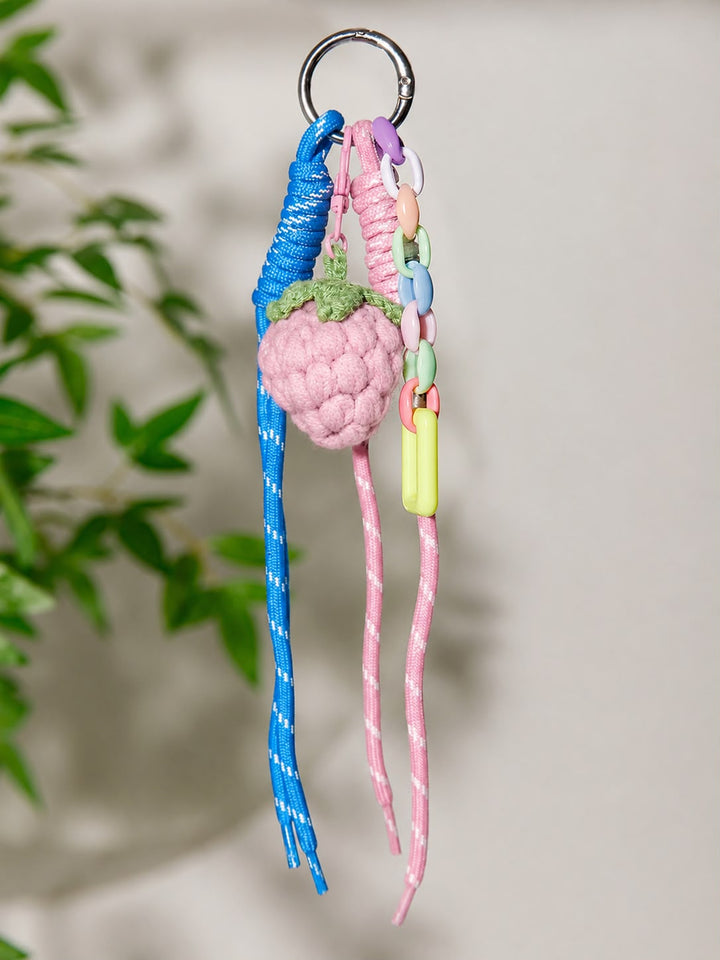 FASHION STAWBERRY MULTI PENDANT KEYCHAIN