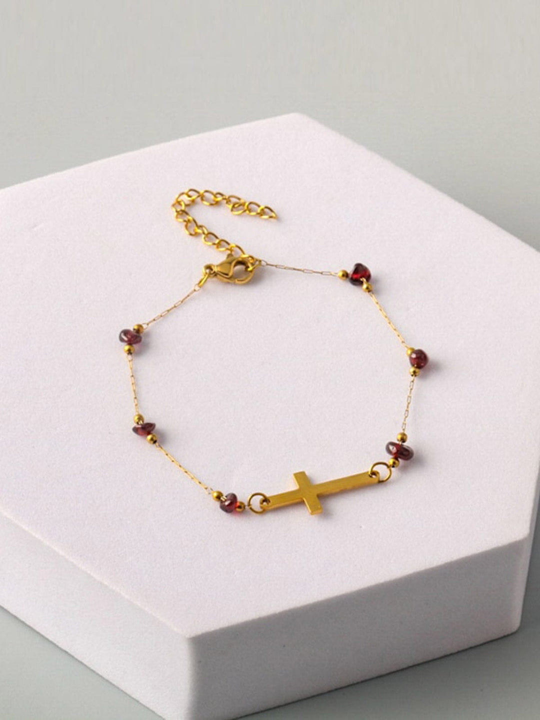 WOMEN'S FASHION GOLD CROSS BRACELET