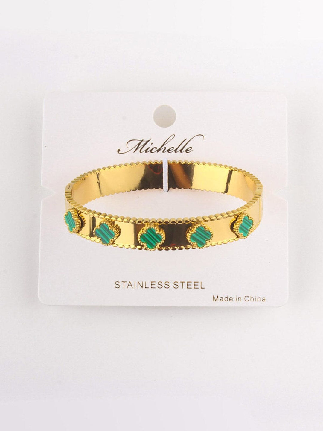 FASHION STAINLESS STEEL GOLD BRACELET