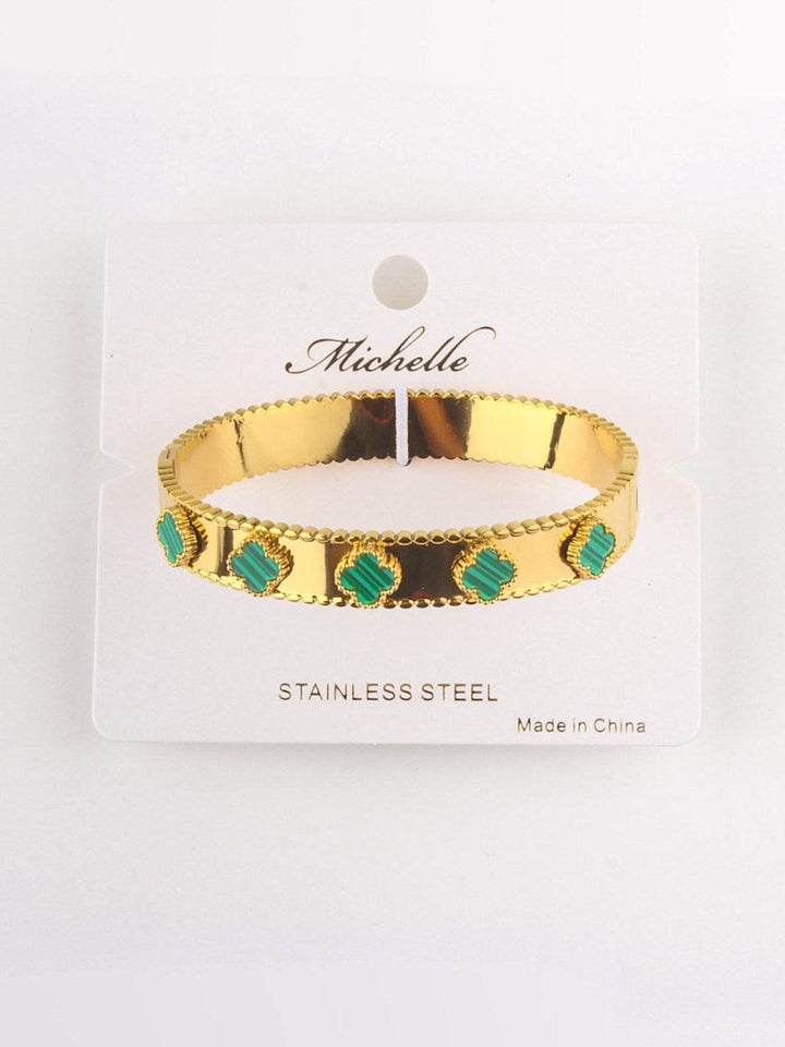 FASHION STAINLESS STEEL GOLD BRACELET