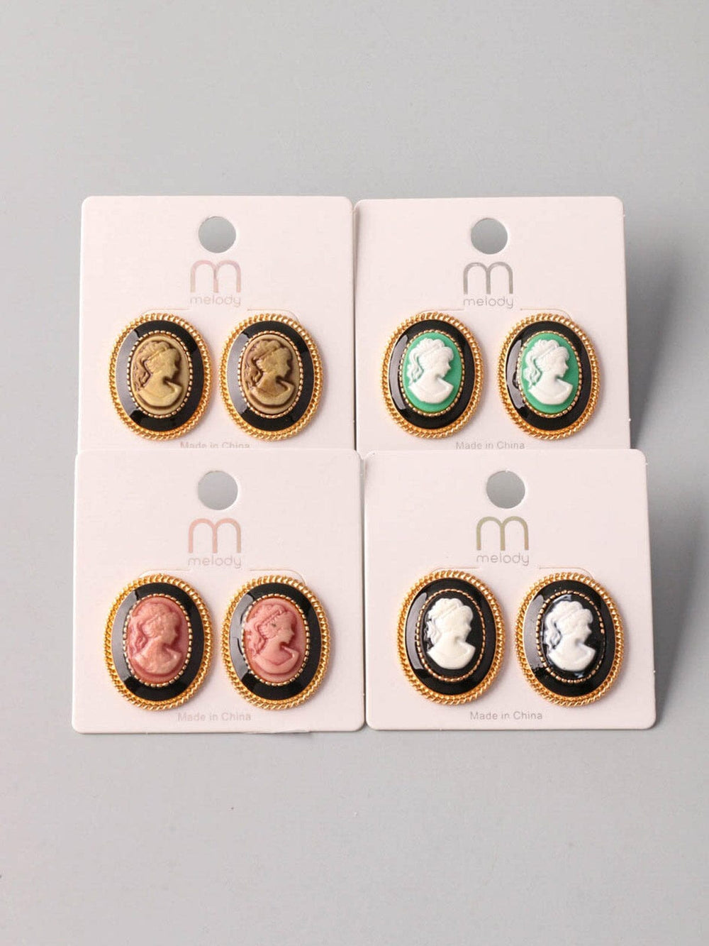 FASHION ASSORTED COLORS DESIGN EARRINGS