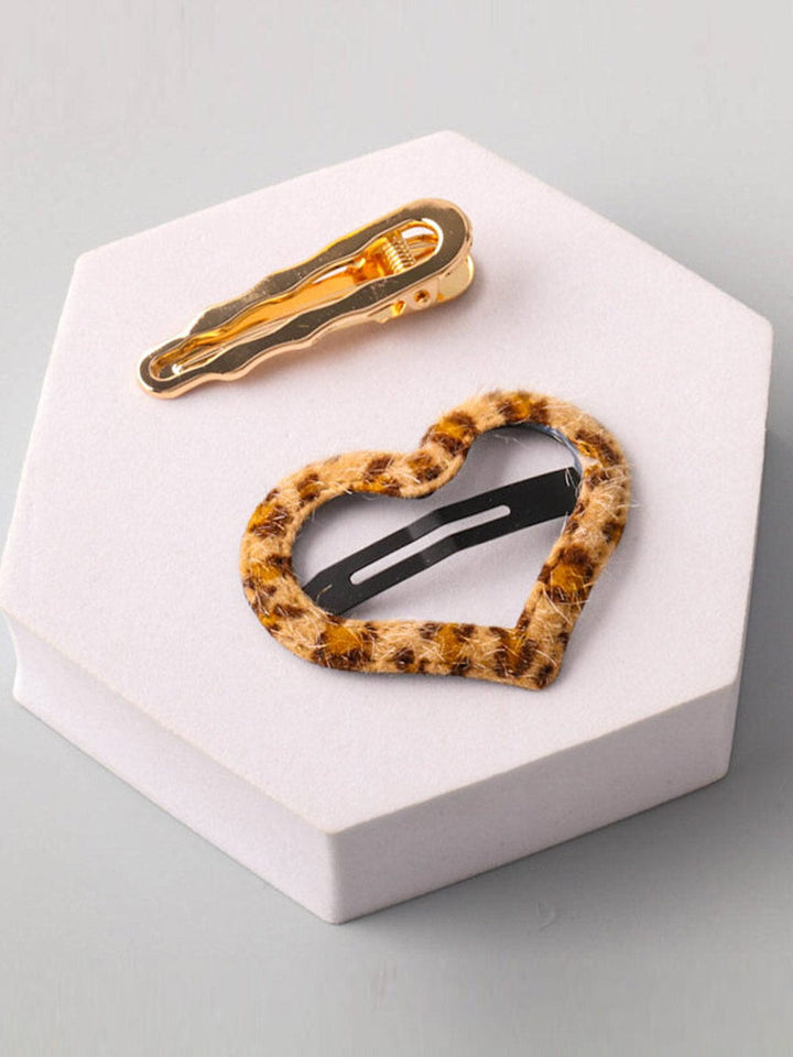 WOMEN'S ANIMAL PRINT HAIR CLIP BARRETTES