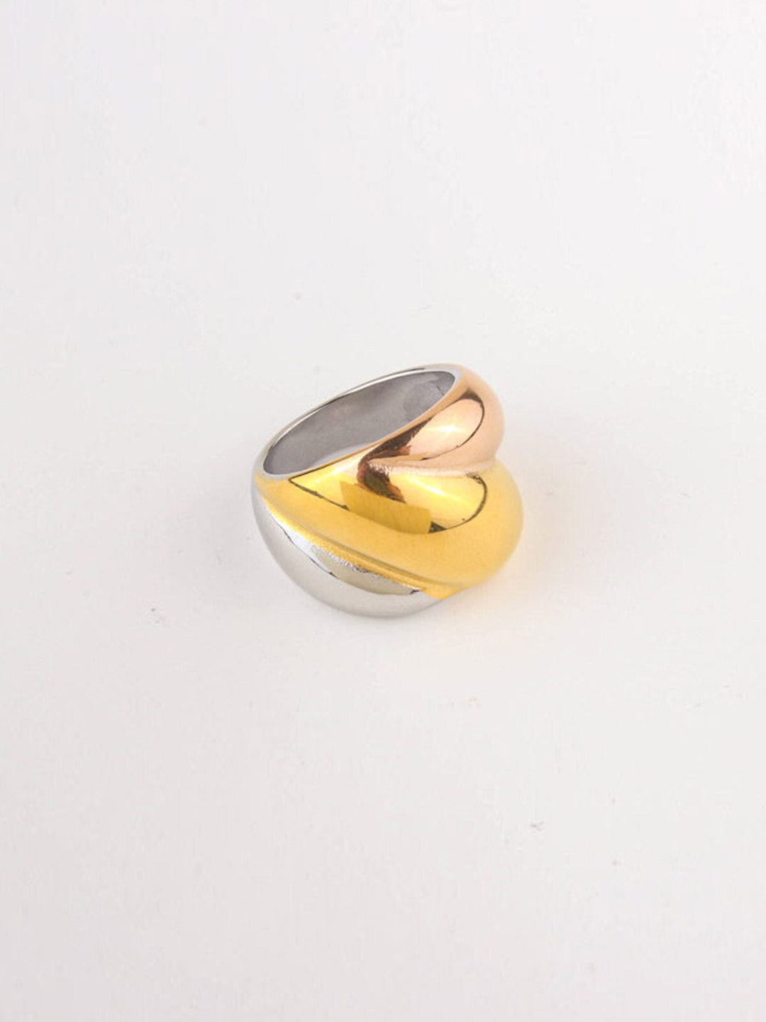 FASHION STAINLESS STEEL MULTI COLOR RINGS