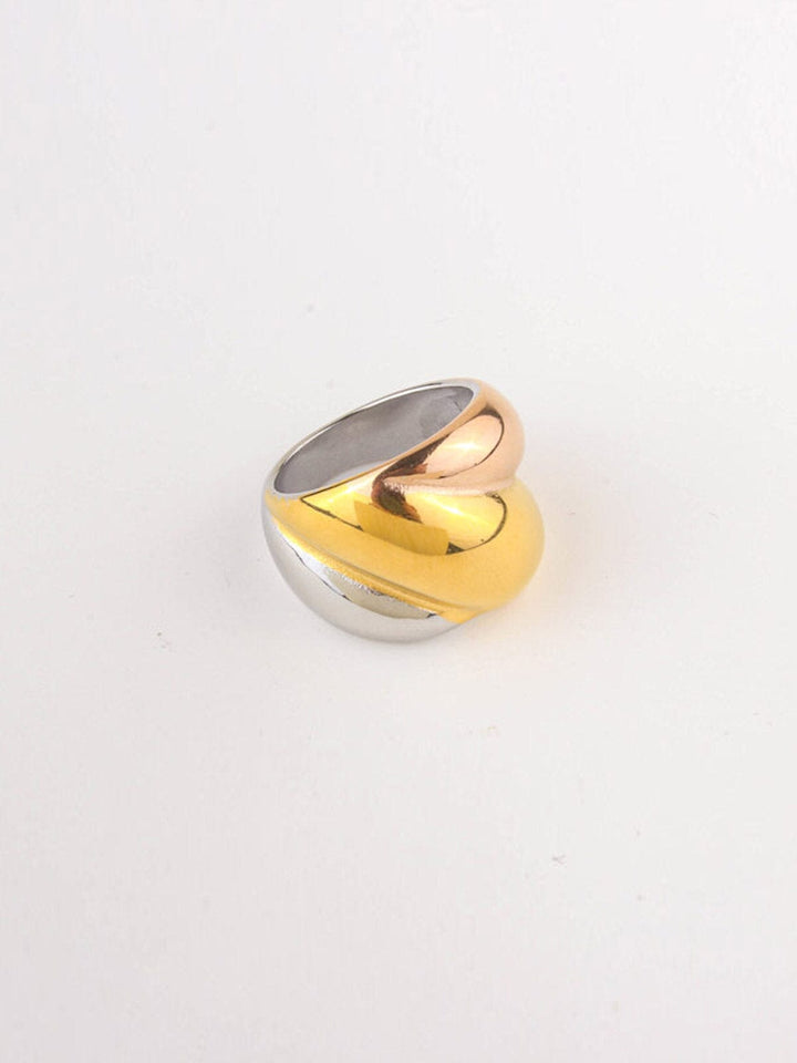 FASHION STAINLESS STEEL MULTI COLOR RINGS
