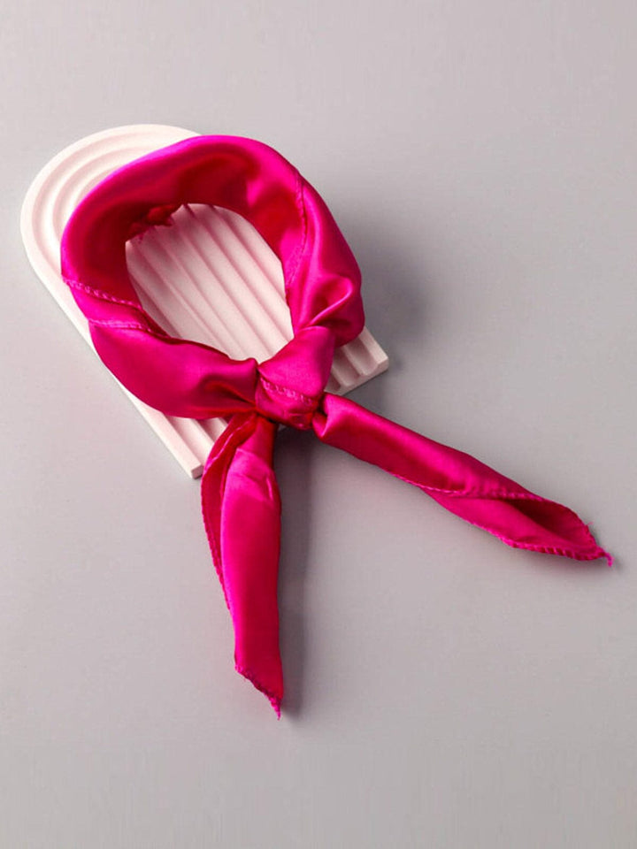 FASHION MULTIPLE USE ASSORTED COLORS SATIN SCARFS