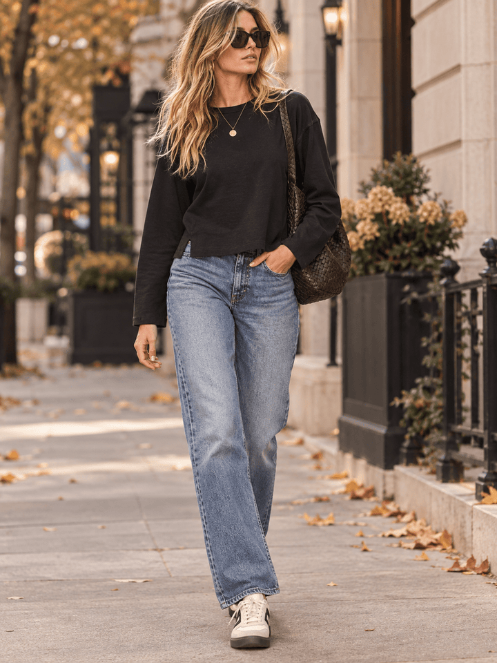 WOMEN'S LONG SLEEVE BASIC TOP