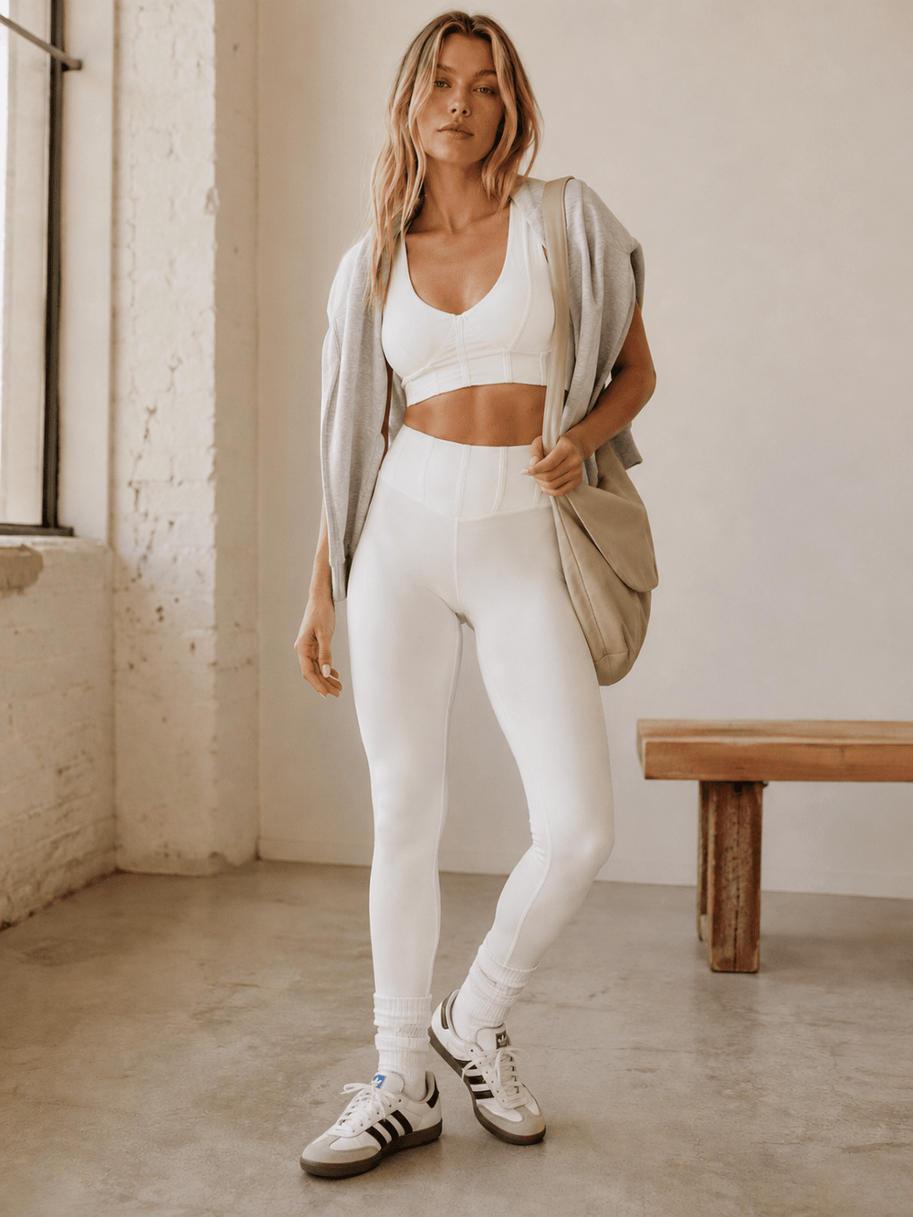 WOMEN'S SLEEVELESS CROP TOP & ELASTIC WAIST SKINNY LEG PANTS SOLID 2PC. SET