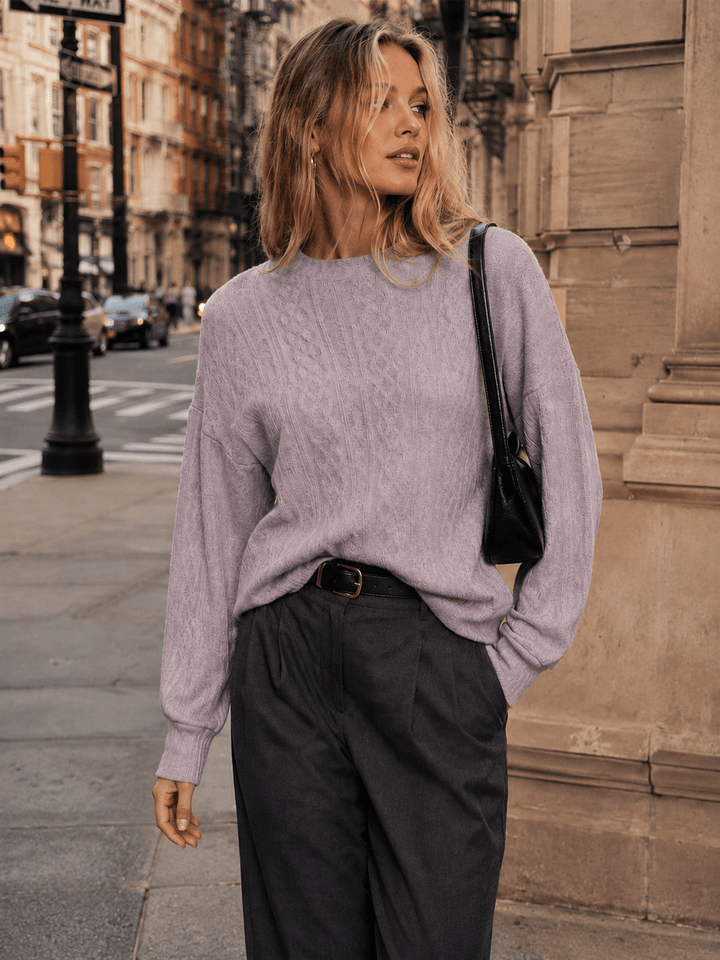 WOMEN'S LONG SLEEVE DETAILED BLOUSE