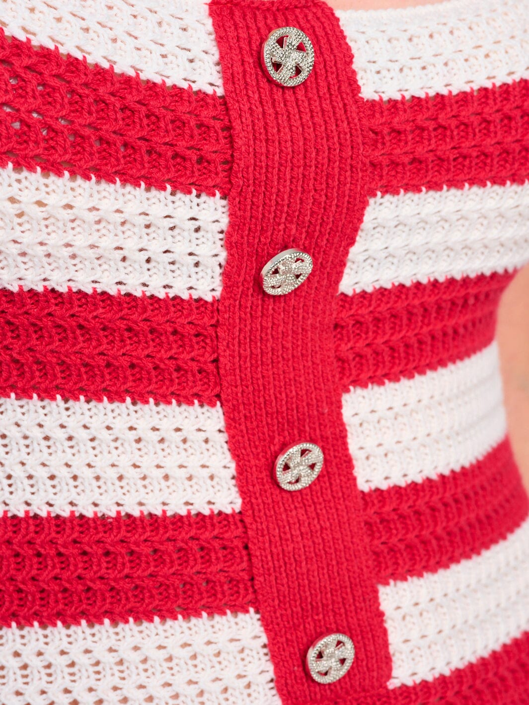 WOMEN'S SLEEVELESS KNIT STRIPES COLORBLOCK MINI DRESS