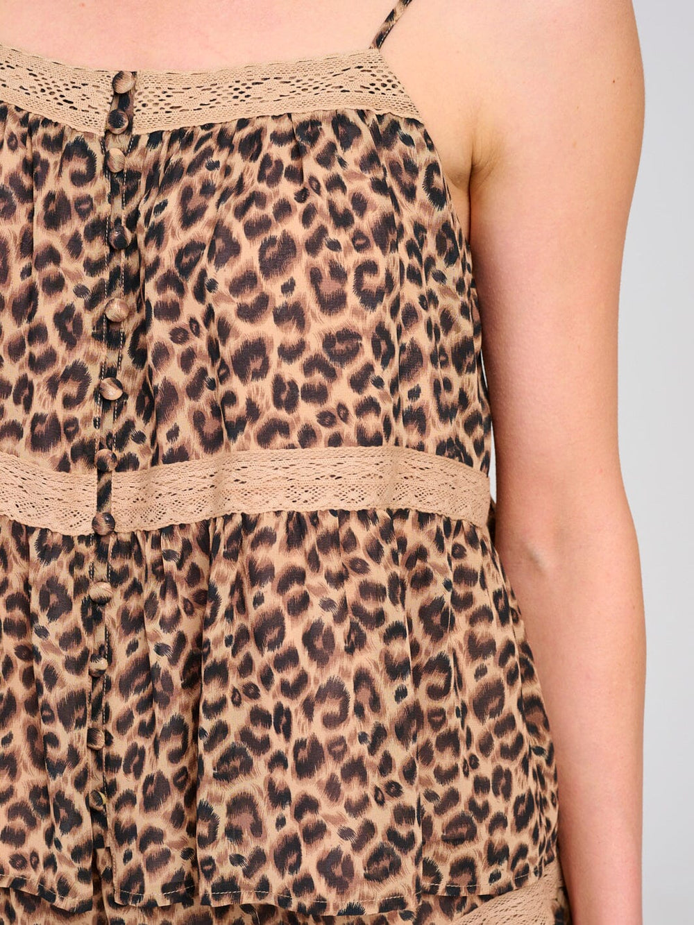 WOMEN'S SLEEVELESS TANK TOP & ELASTIC WAIST MINI SKIRT ANIMAL PRINT 2PC. SET