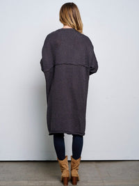 WOMEN'S LONG SLEEVE OPEN FRONT CARDIGAN