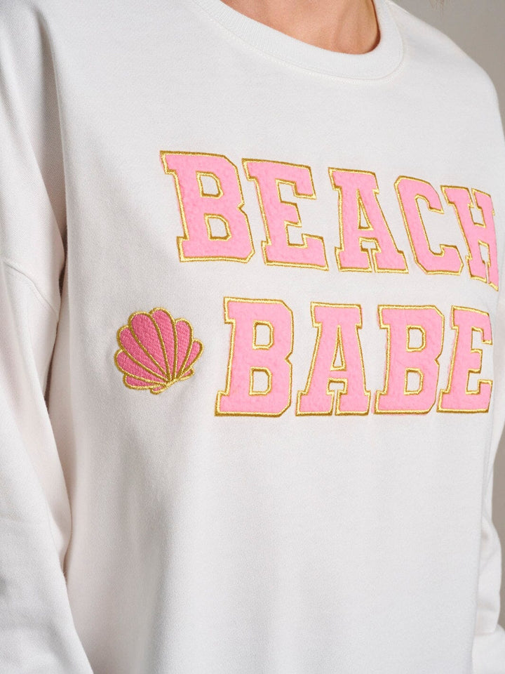 WOMEN'S LONG SLEEVE BEACH BABE PULLOVER SWEATER