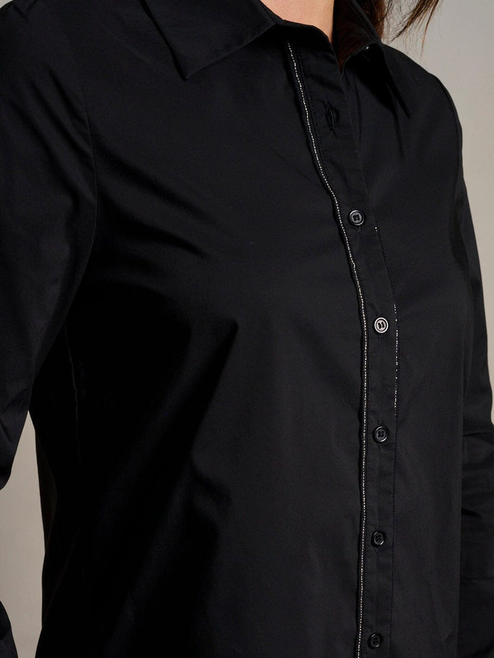 WOMEN'S LONG SLEEVE BUTTON UP BLOUSE TOP