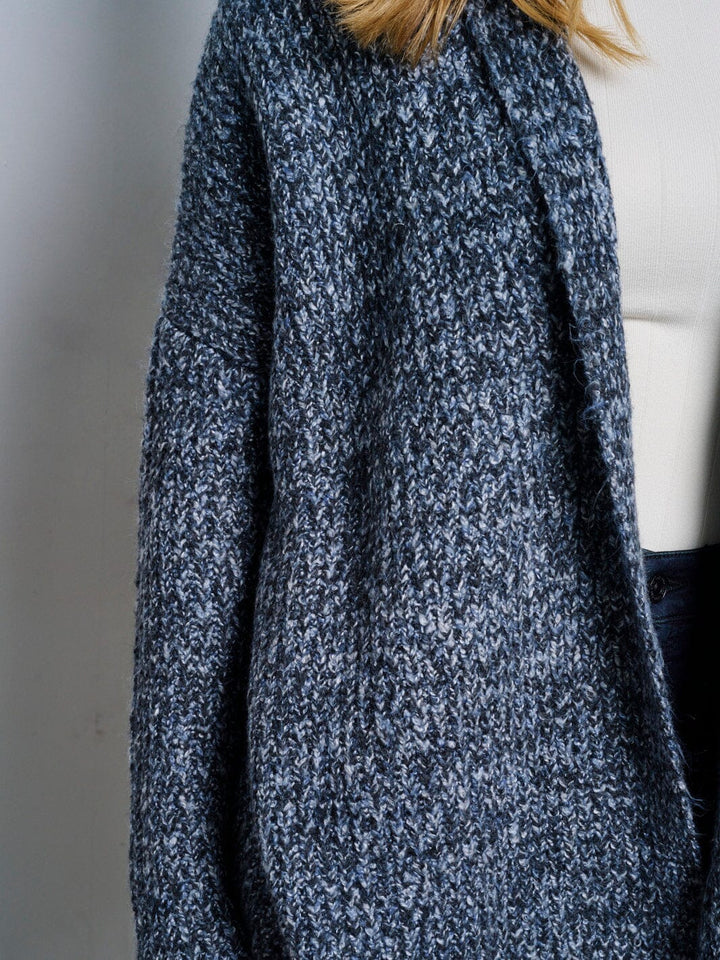 WOMEN'S LONG SLEEVE OPEN FRONT CARDIGAN