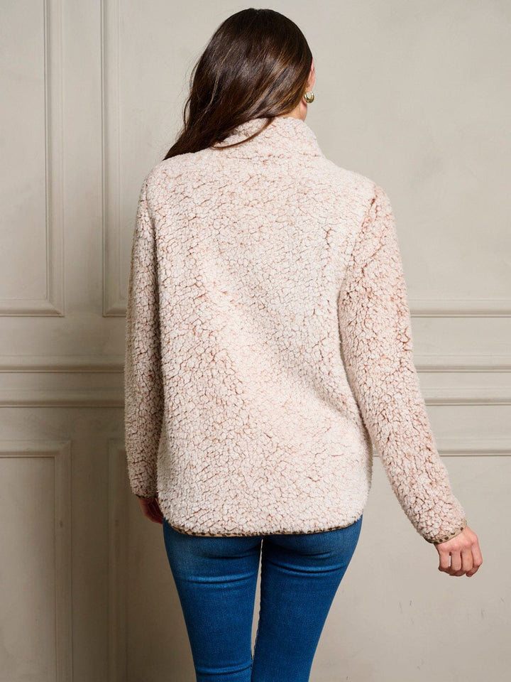 WOMEN'S LONG SLEEVE POCKETS ZIP UP SWEATER CARDIGAN