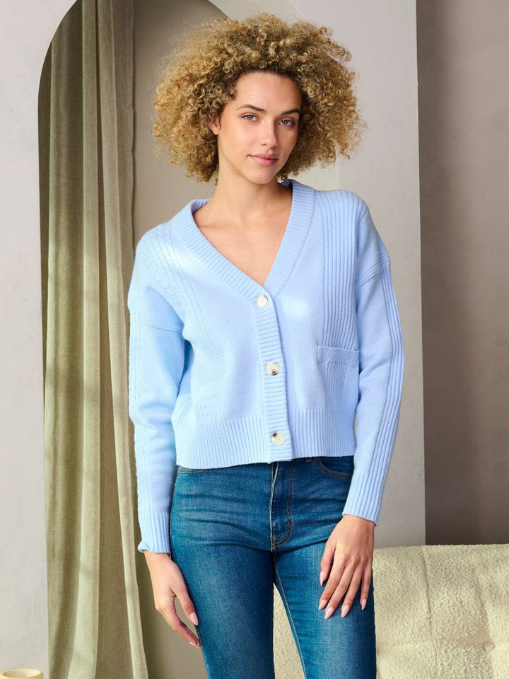 WOMEN'S LONG SLEEVE BUTTON UP CARDIGAN