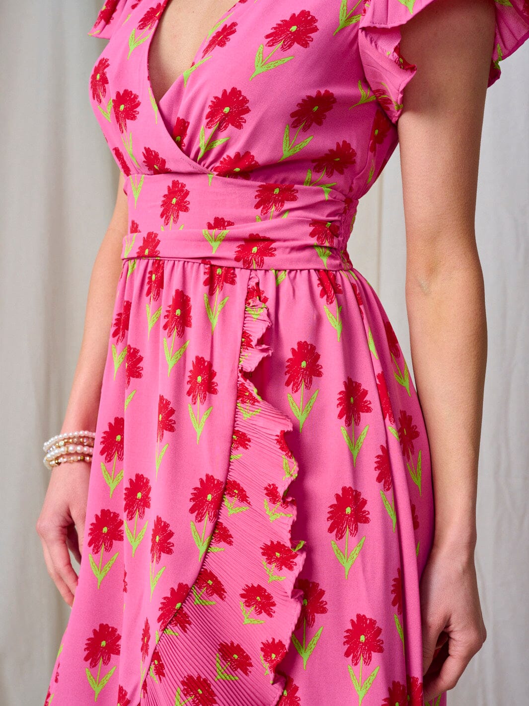 WOMEN'S SLEEVELESS OPEN BACK TIERED RUFFLE MAXI DRESS (Copy)