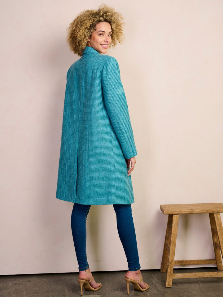 Copy of WOMEN'S LONG SLEEVE BUTTON CLOSURE POCKETS COAT