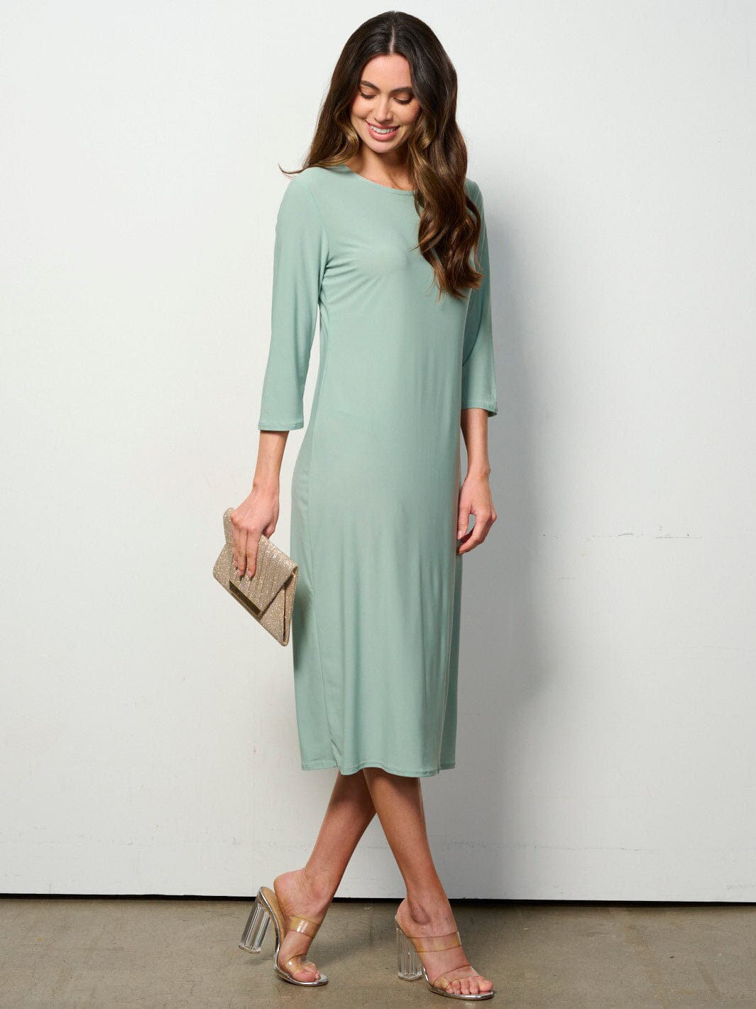 WOMEN'S SLEEVELESS FLOWER DETAILED HIGH LOW MIDI DRESS (Copy)