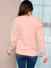 WOMEN'S LONG SLEEVE PULLOVER SWEATER