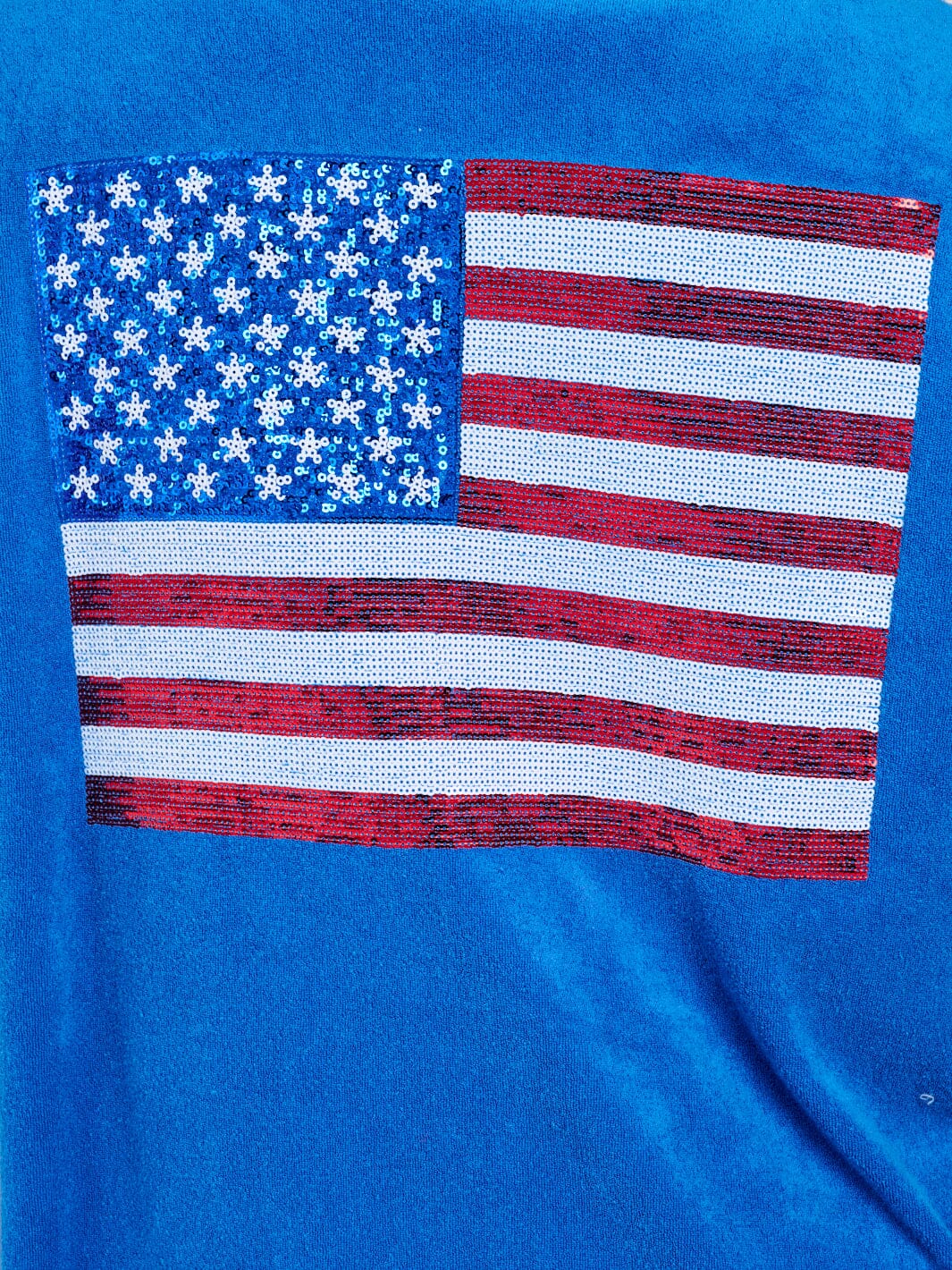 WOMEN'S SHORT SLEEVE V-NECK FRONT POCKETS GRAPHIC PATRIOTIC MINI DRESS