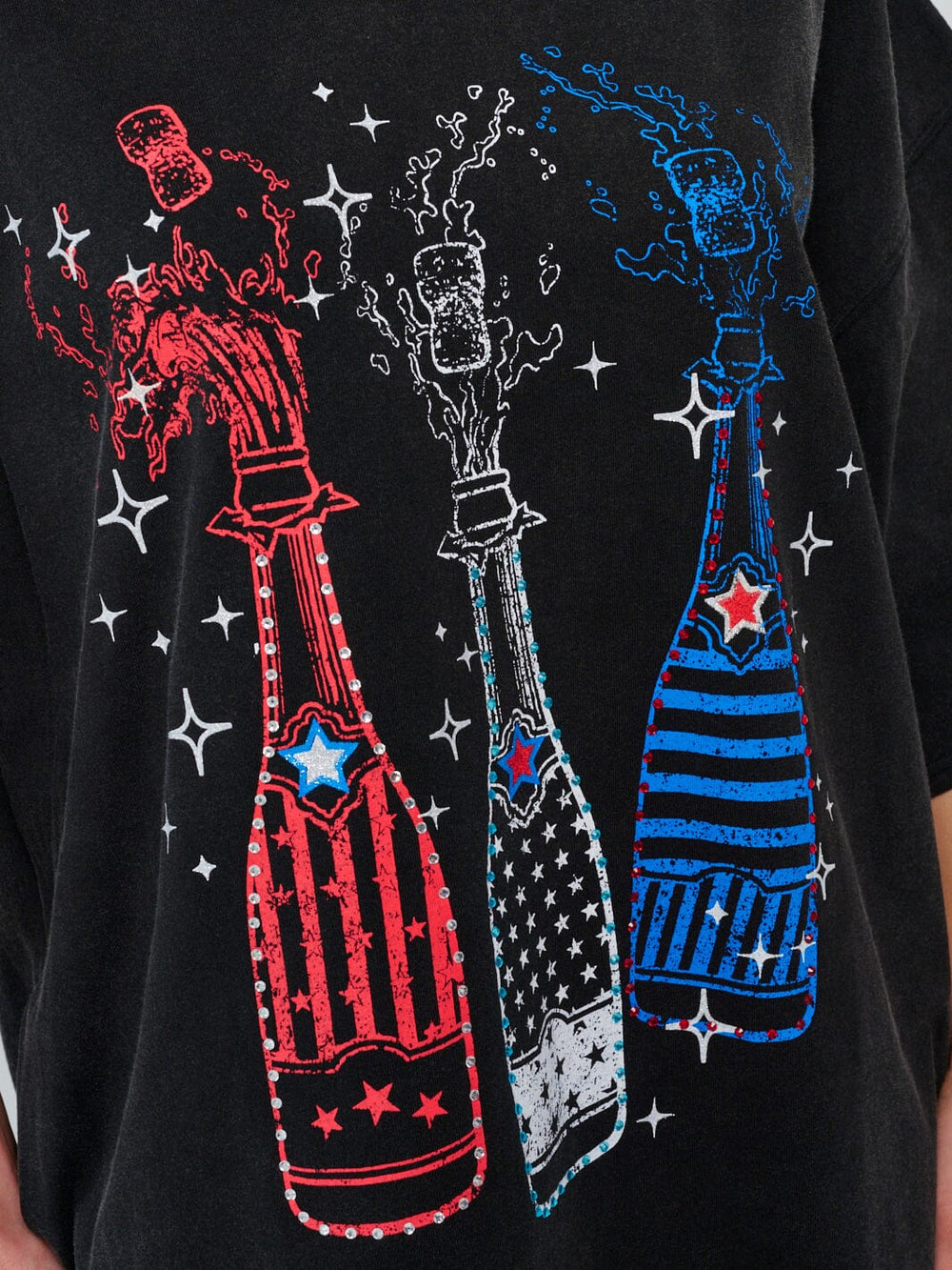 WOMEN'S SHORT SLEEVE GRAPHIC MINI DRESS