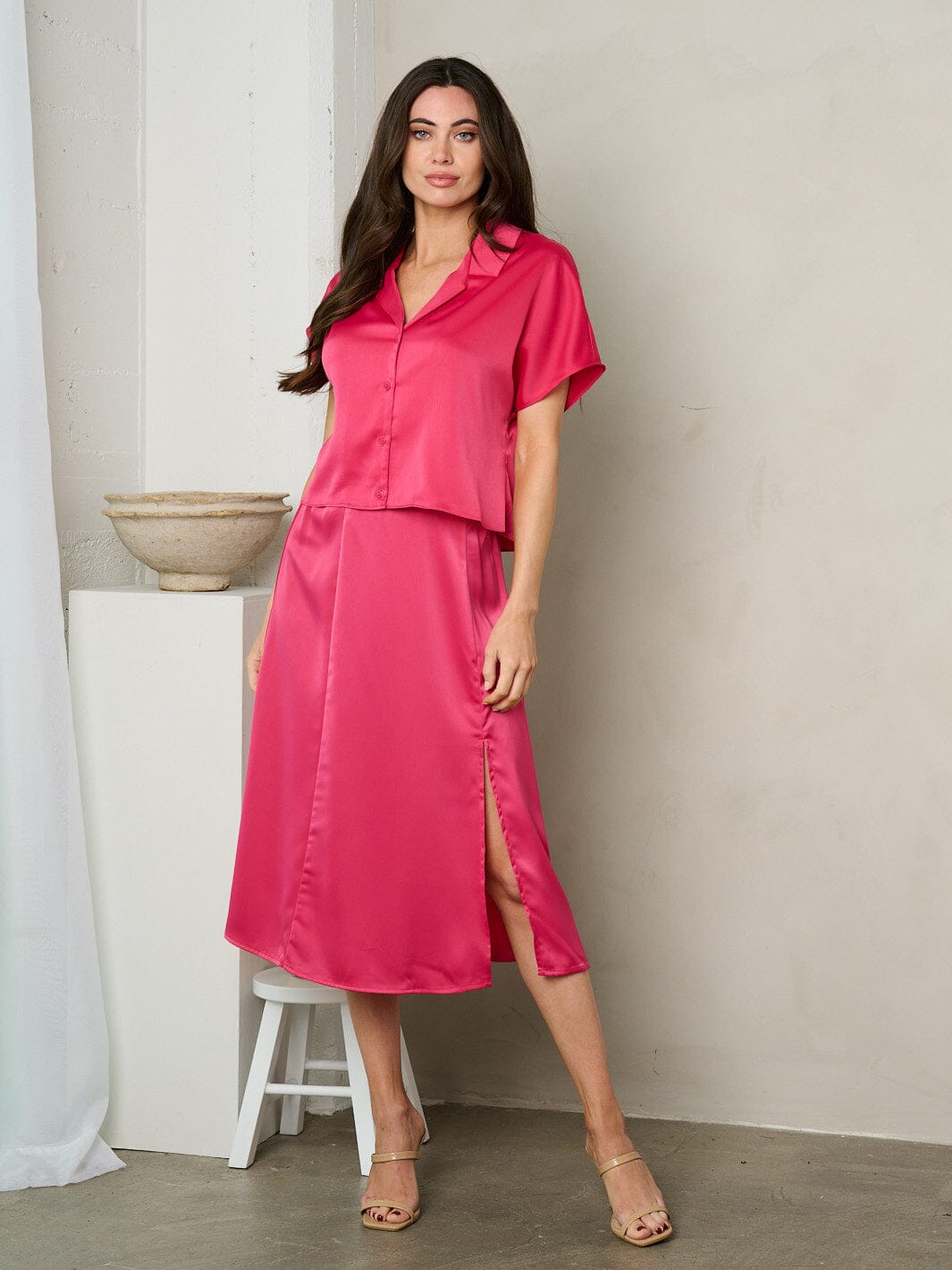 Copy of WOMEN'S SHORT SLEEVE TUNIC BLOUSE TOP