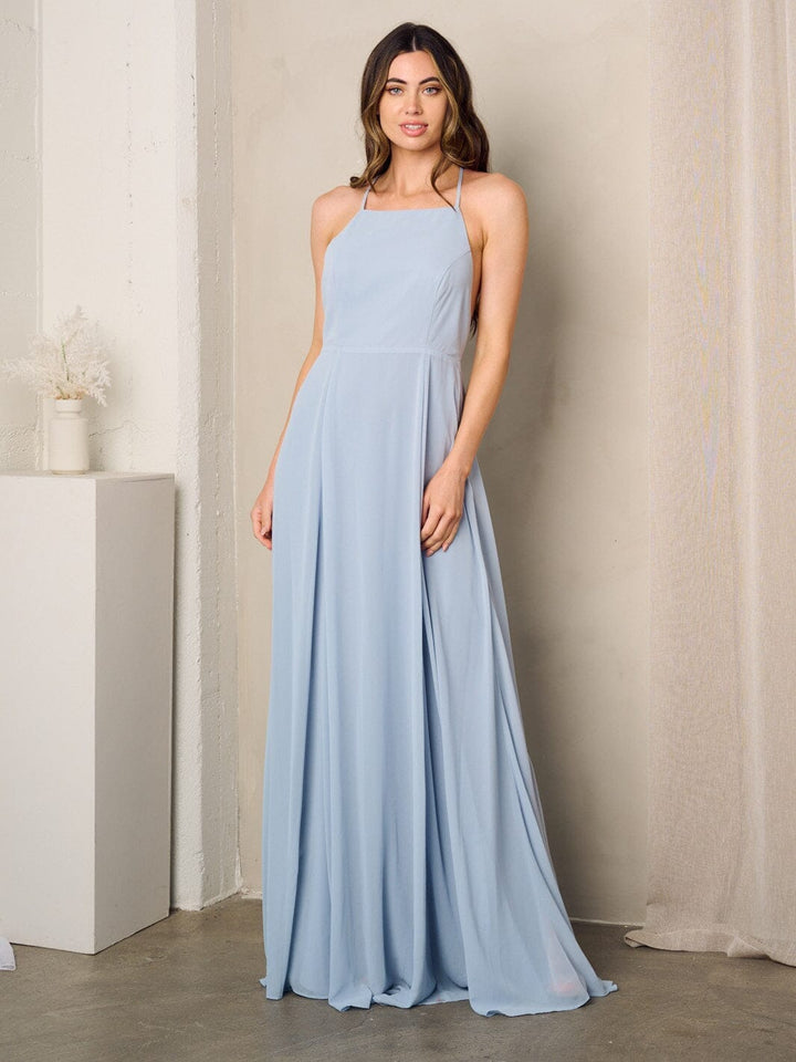 WOMEN'S SLEEVELESS OPEN BACK MAXI DRESS