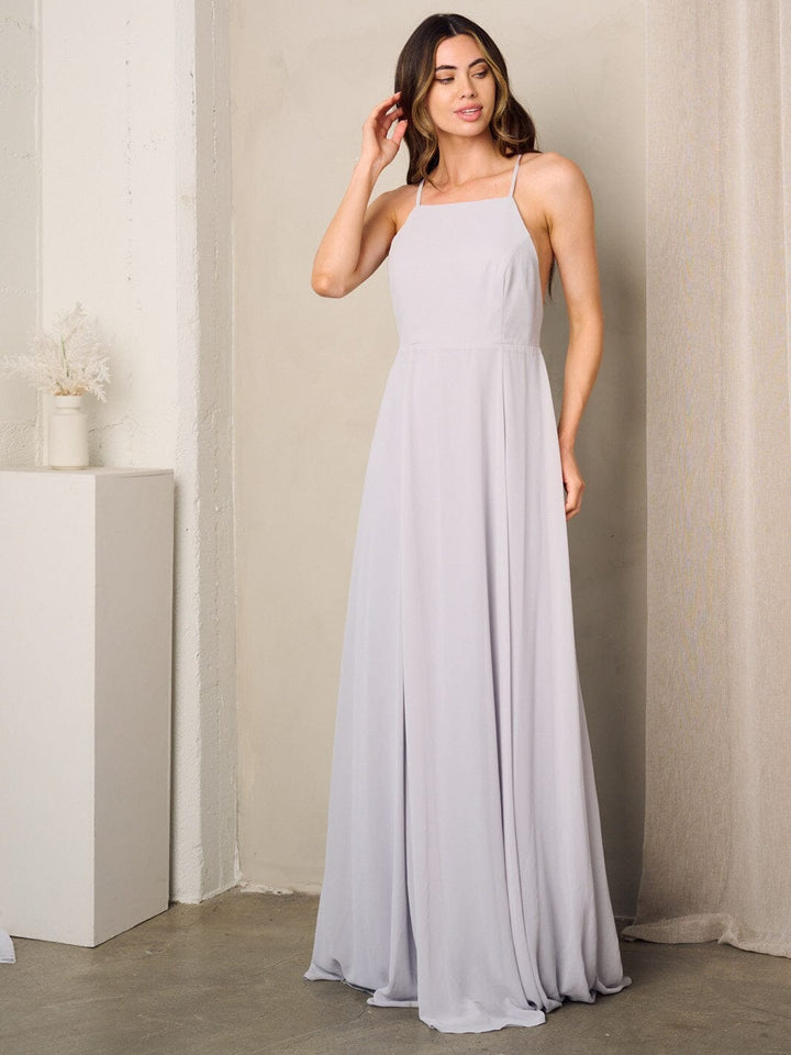 WOMEN'S SLEEVELESS OPEN BACK MAXI DRESS