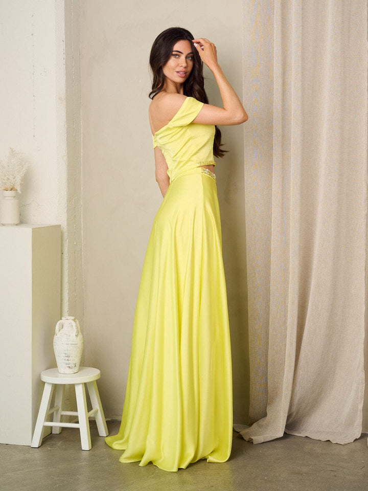 WOMEN'S SLEEVELESS CROP TOP & MAXI SKIRT 2PC. SET