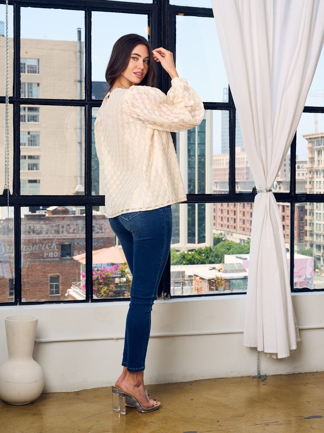 WOMEN'S LONG SLEEVE BLOUSE TOP