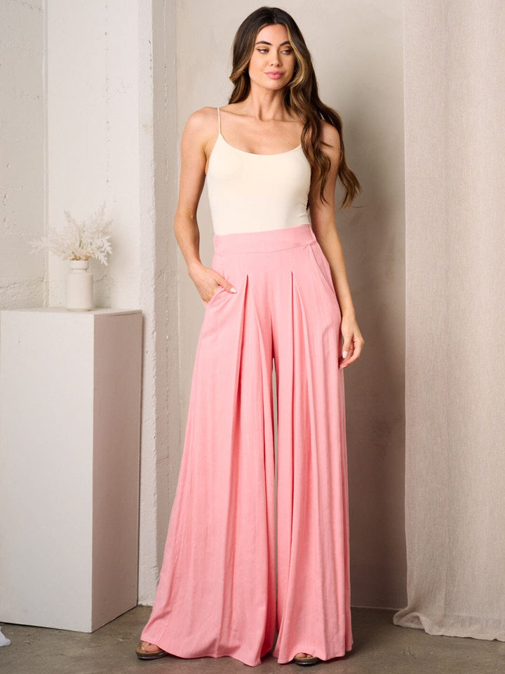WOMEN'S BOHO WIDE LEG PALAZZO PANTS
