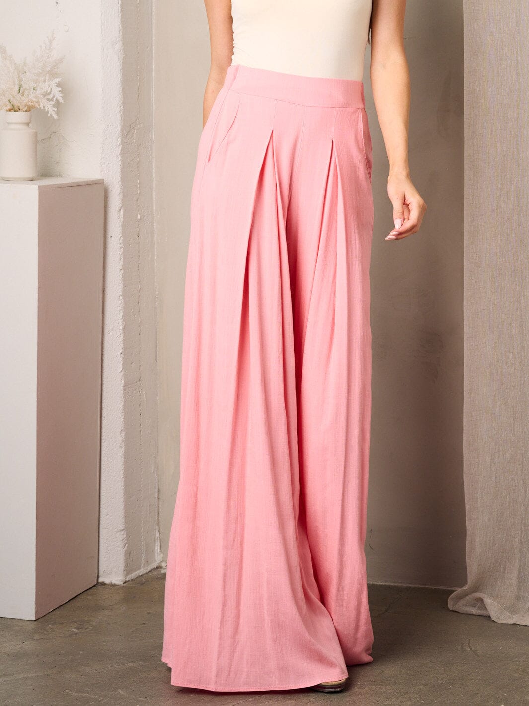 WOMEN'S BOHO WIDE LEG PALAZZO PANTS