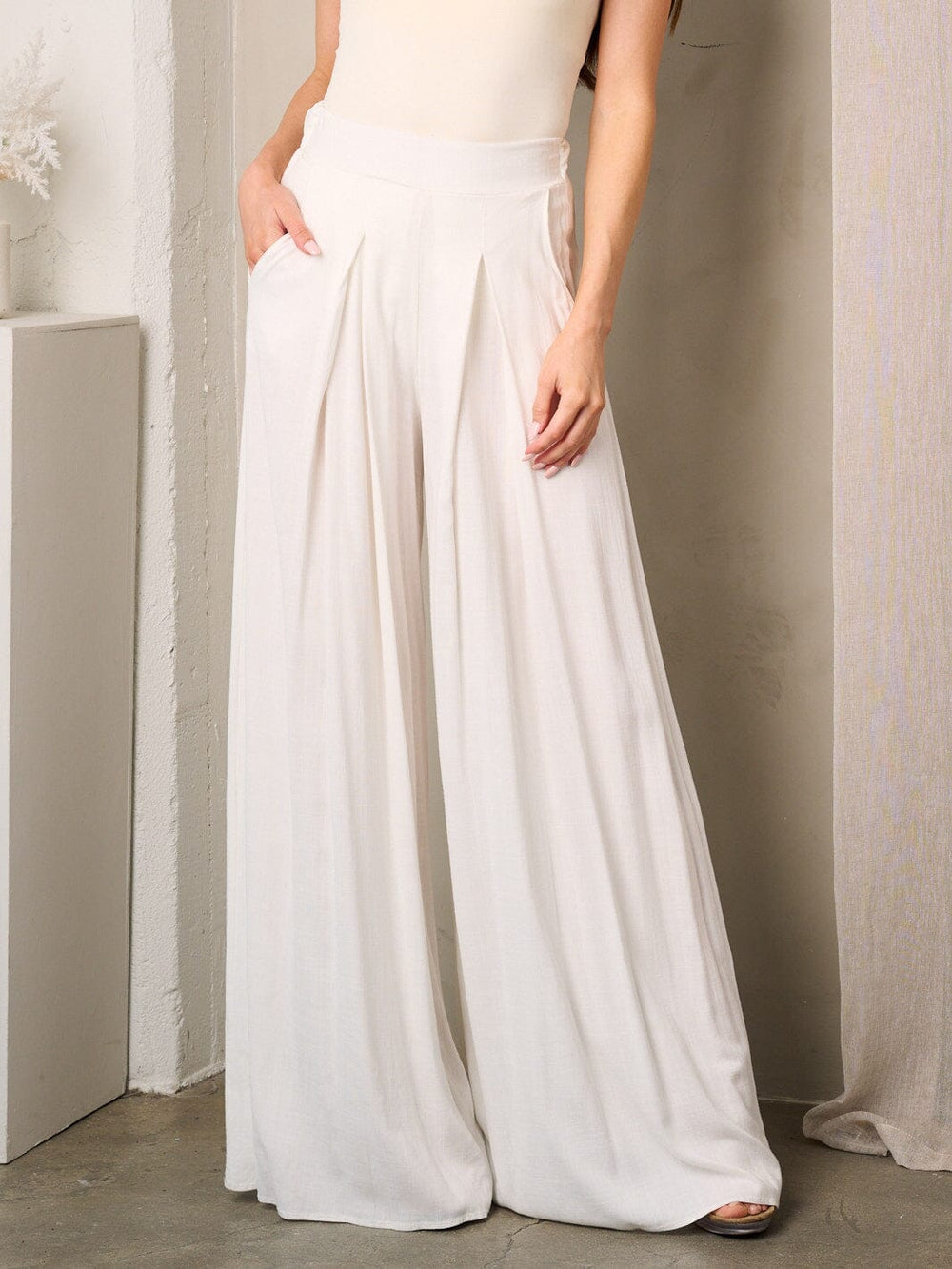 WOMEN'S BOHO WIDE LEG PALAZZO PANTS