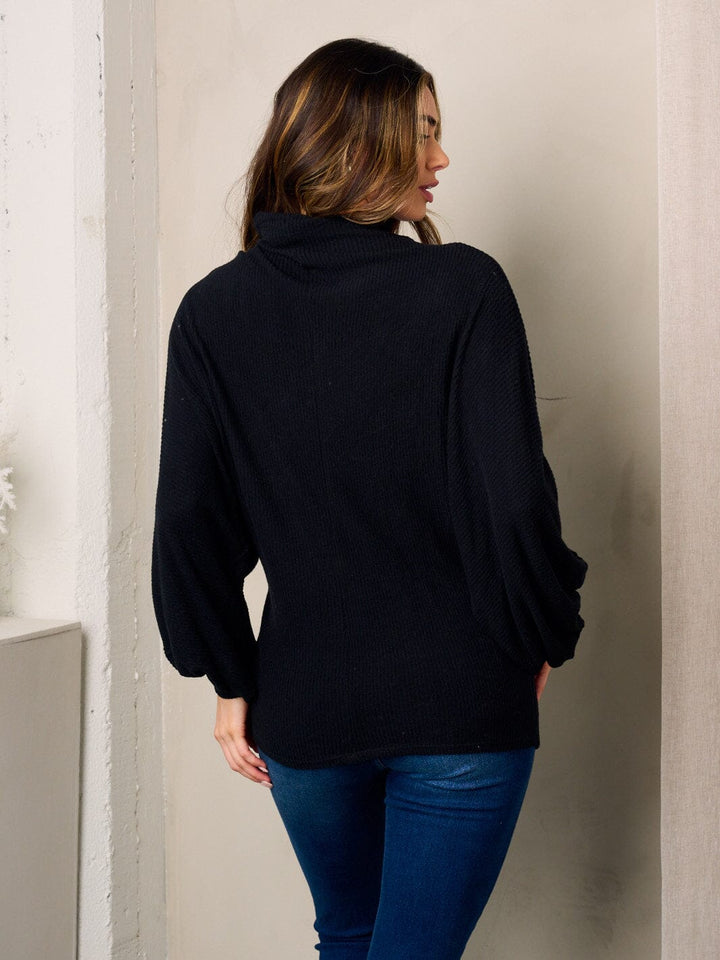 WOMEN'S LONG BALLON SLEEVES TUNIC TOP