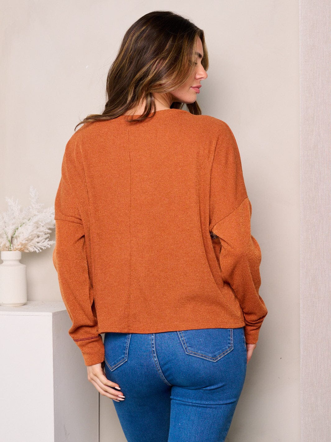 WOMEN'S LONG SLEEVES PRINTED TOP