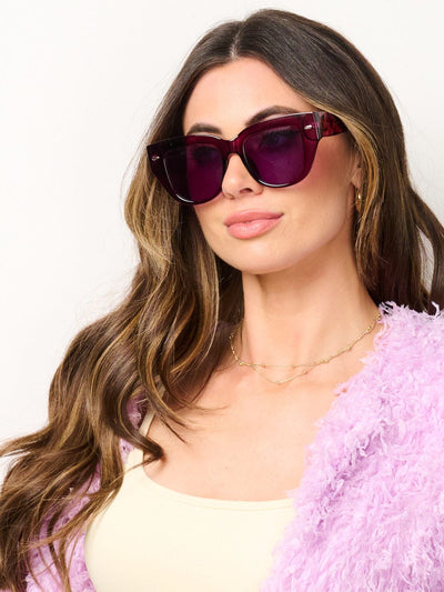 WOMEN'S DAZEY FASHION EYEWEAR ASSORTED COLORS SUNGLASSES