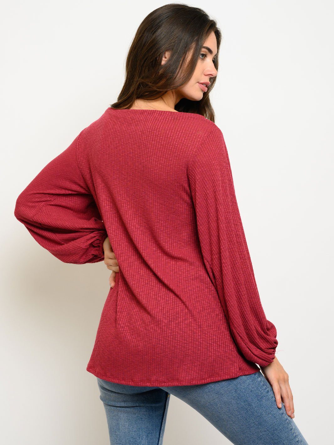 WOMEN'S LONG SLEEVE TUNIC TOP