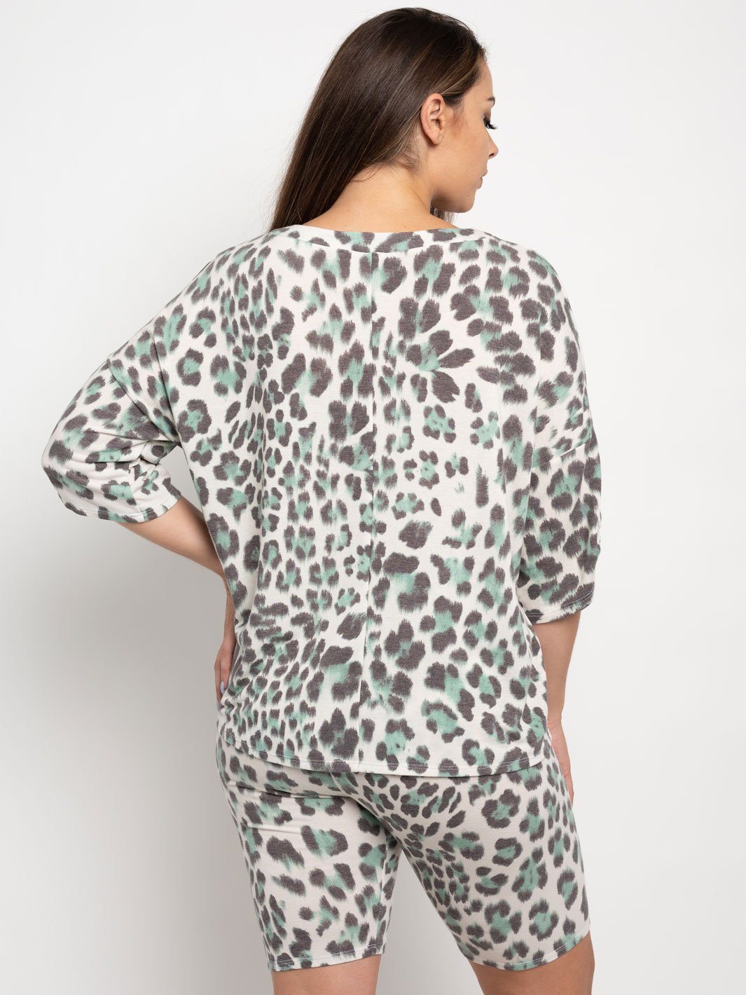 PLUS SIZE ANIMAL PRINT 2PC. SET