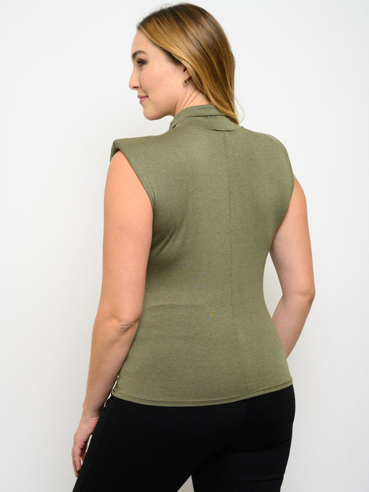 PLUS SIZE SHORT SLEEVE TOP