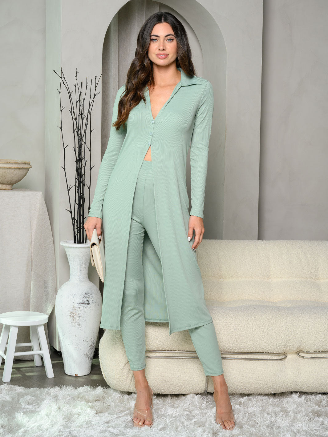 WOMEN'S 2PC. TOP & PANTS SET