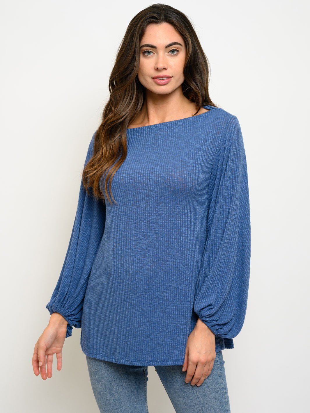 WOMEN'S LONG SLEEVE TUNIC TOP