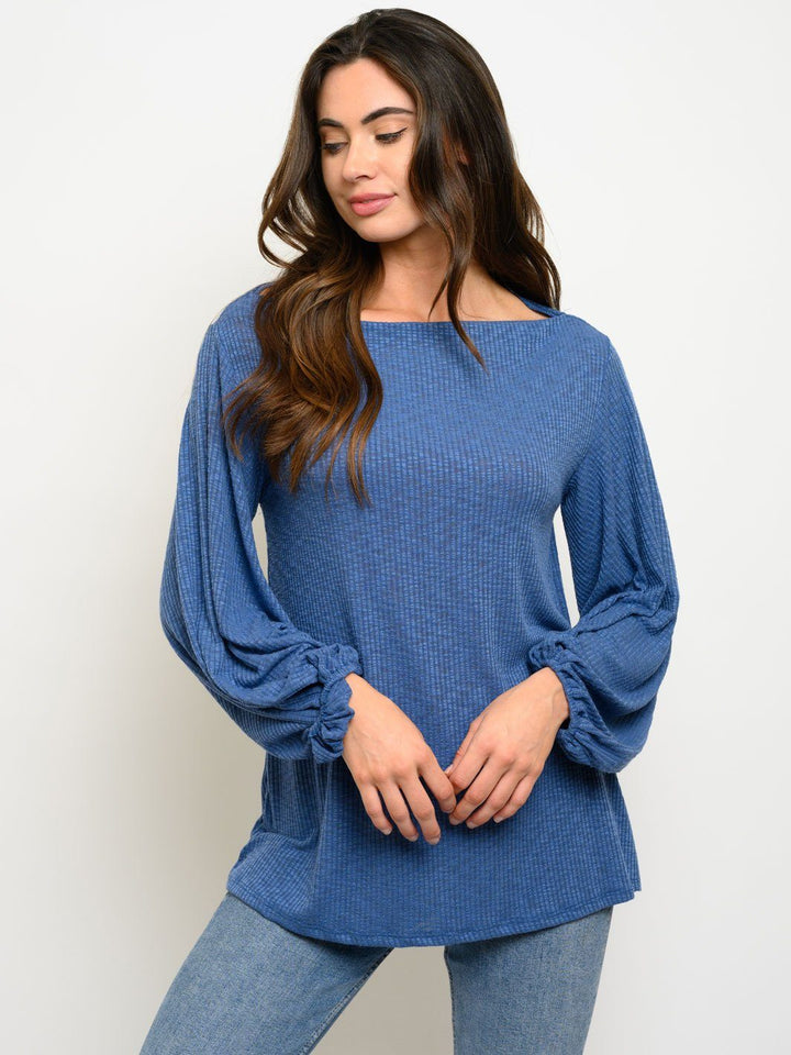 WOMEN'S LONG SLEEVE TUNIC TOP
