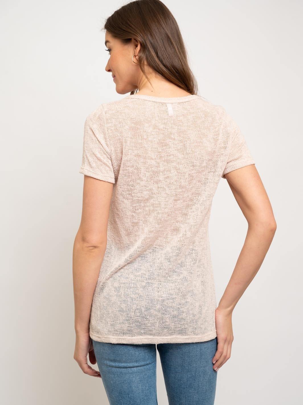 WOMEN'S MULTI STRIPES PRINT TOP