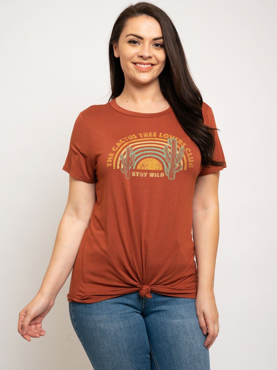 PLUS SIZE GRAPHIC TOP