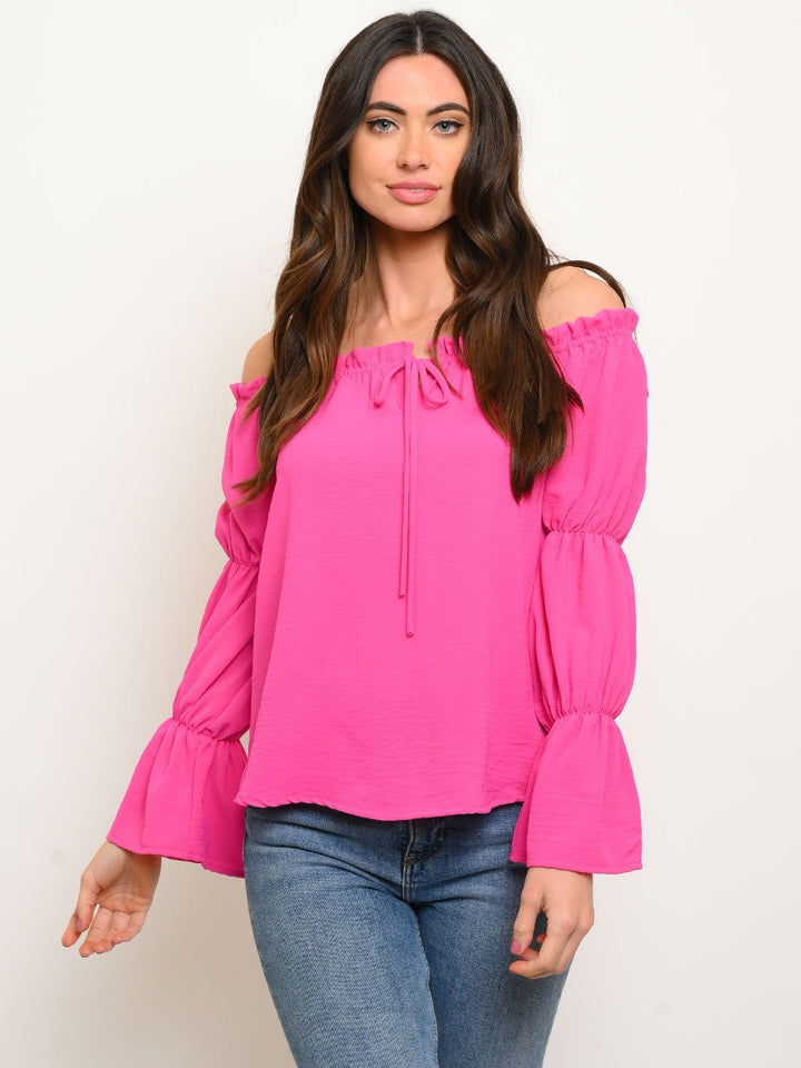 WOMEN'S OFF SHOULDER TOP
