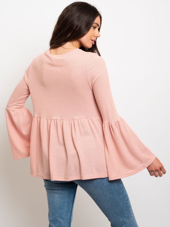 WOMEN'S BAY DOLL BELL SLEEVES TOP