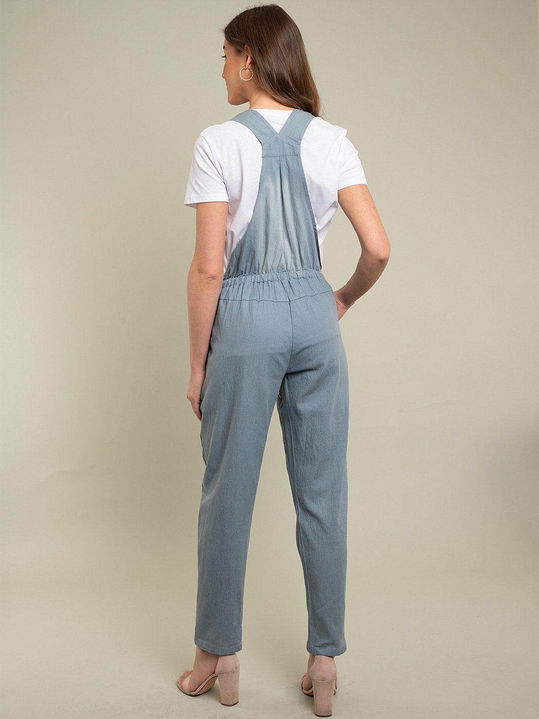 WOMENS CHAMBRAY OVERALL JUMPSUIT – Wholesalefashiontrends.com
