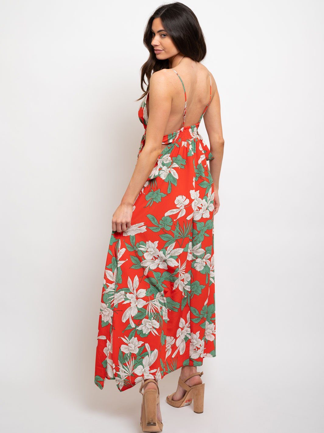 WOMEN'S FLORAL MAXI DRESS