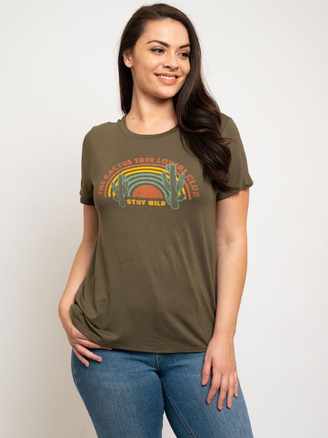 PLUS SIZE GRAPHIC TOP